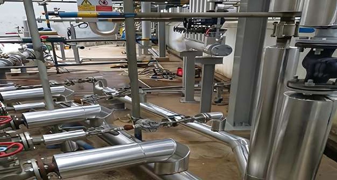 Stainless process piping