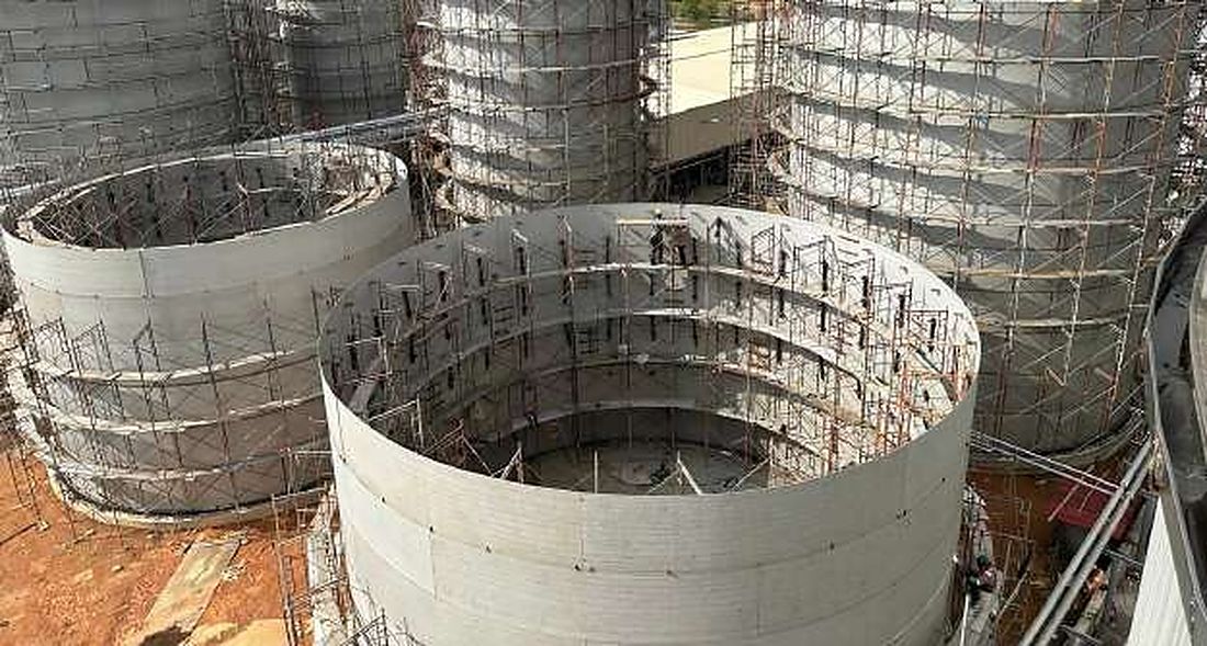 Tank shells under construction